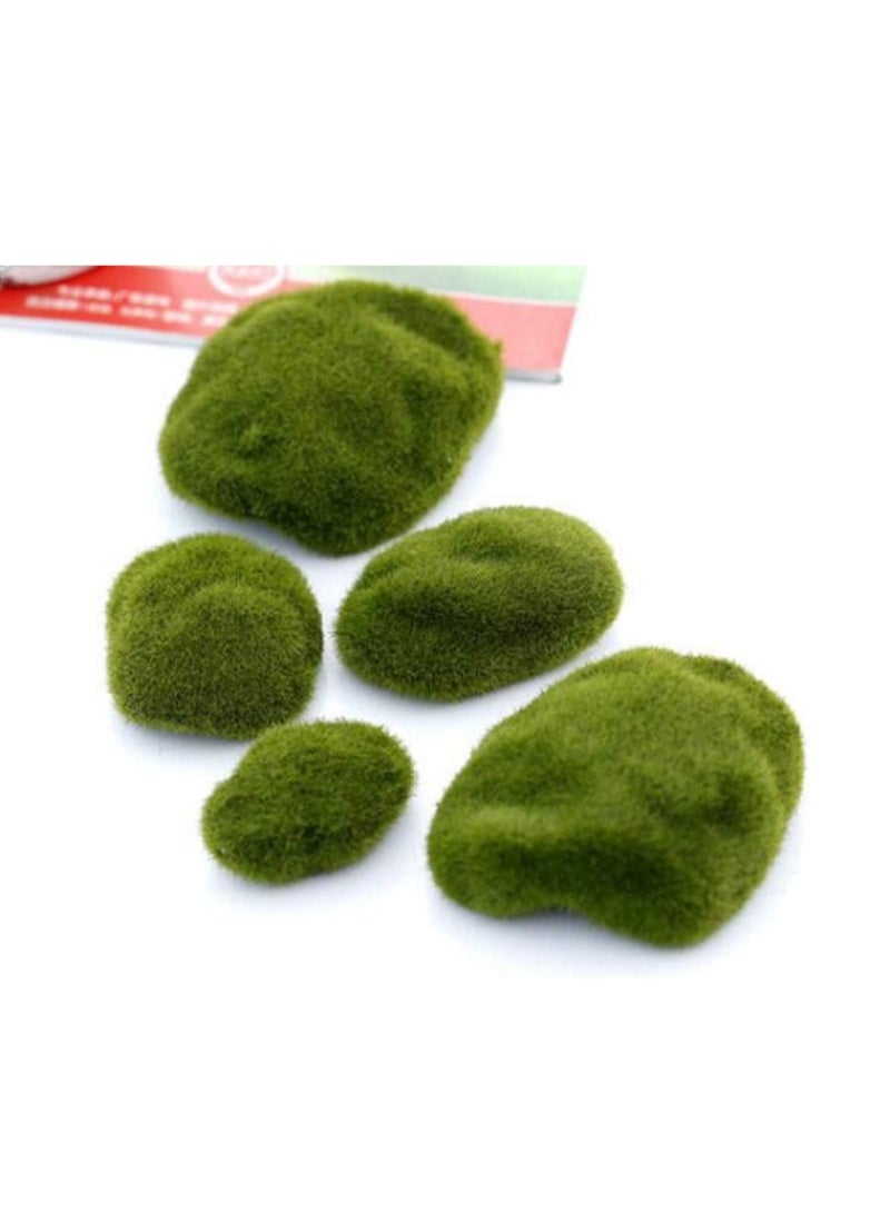 الواحة-TH 12 قطعة من صخور الطحالب الاصطناعية، عشب أخضر، أحجام مختلفة، أحجار طحالب لتنسيقات الزهور، المناظر الطبيعية المصغرة، حدائق الجنيات، الأعمال اليدوية - Image 5