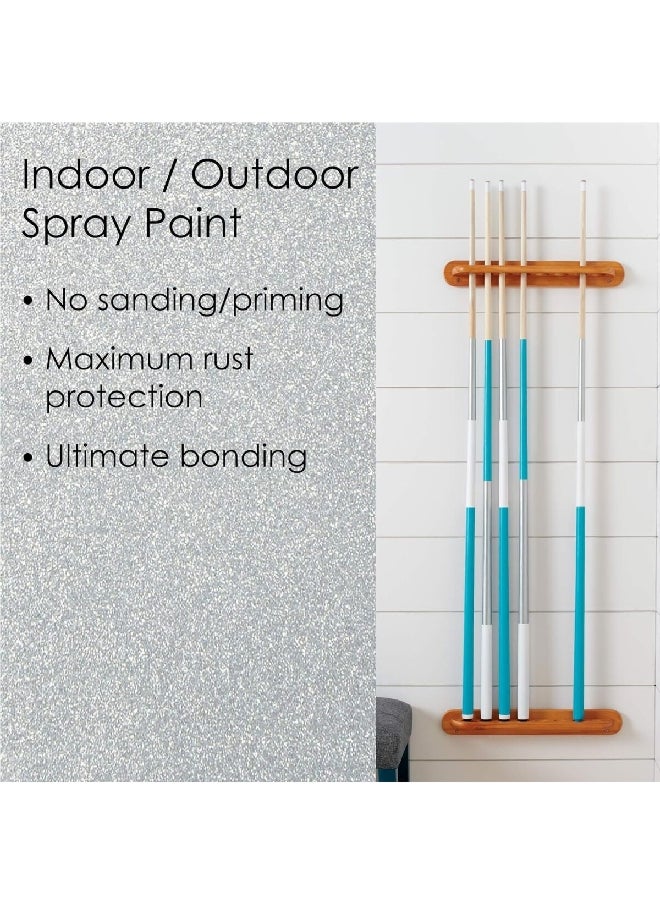 KRYLON - Rust Resistant Fusion All-in-One Spray Paint and Primer Metallic Silver 12oz K02773007 - Image 1