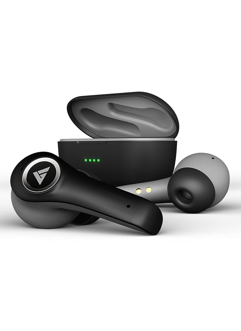 Boult Audio - X50 with 40Hr Battery, Quad Mic ENC, 45ms Ultra Low Latency, Made In India, 5.1 Bluetooth Headset (Black, True Wireless) - Image 1