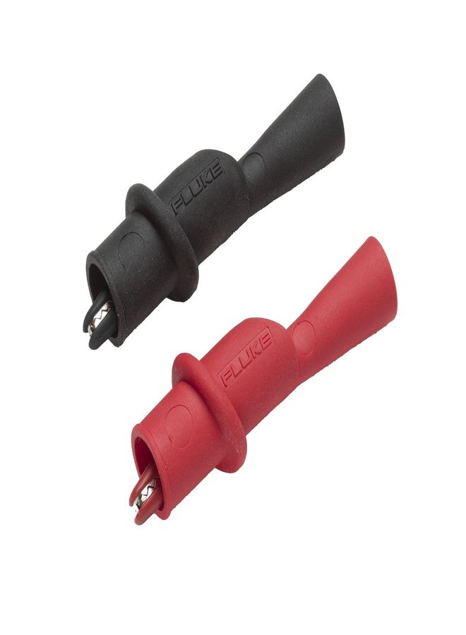 Fluke AC175 Threaded Slide-on Alligator Clip Set with Flexible Boots - Image 1