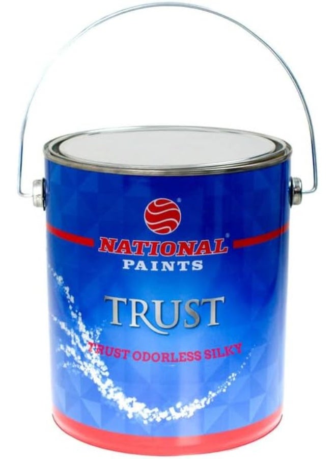 NATIONAL PAINTS Trust Odorless Silky 3.6 Liter Off White 801