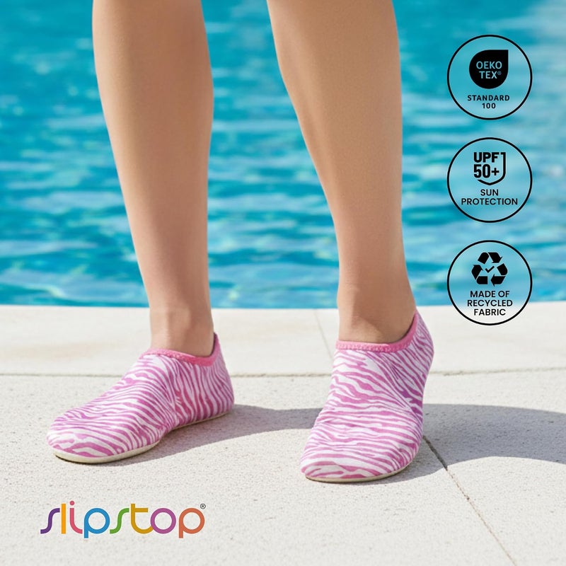 Slipstop water shoes for Women and Men - Quick-Dry Aqua Pool Socks Beach Shoes - Barefoot Shoes for Yoga, Indoor and outdoor activity - Black … - Image 4