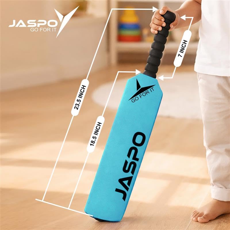 JASPO Cricket Joy EVA Foam Cricket Bat & Ball Combo for Kids Below 5 Years | Easy-Grip Handle | Soft & Safe Non-Toxic Material | Indoor, Society & Park Play - Image 3