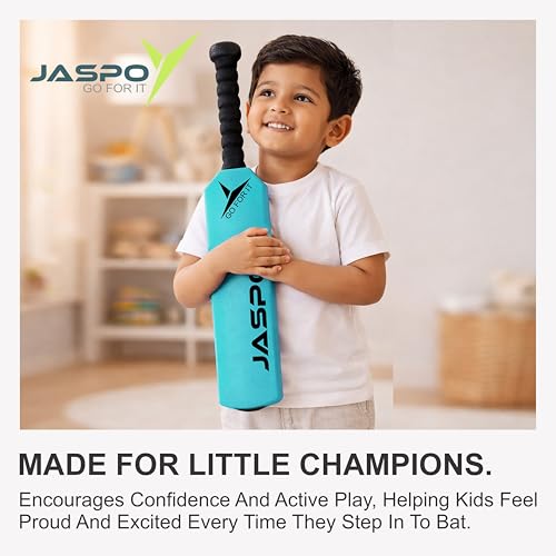 JASPO Cricket Joy EVA Foam Cricket Bat & Ball Combo for Kids Below 5 Years | Easy-Grip Handle | Soft & Safe Non-Toxic Material | Indoor, Society & Park Play - Image 4
