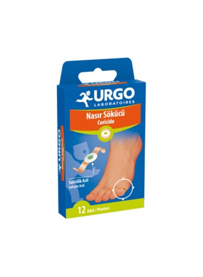 URGO CORICIDE COMPLETE ACTION ON CALLUSES AND SOFT CORNS 12pcs