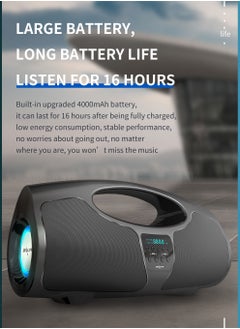 Zealot Subwoofer Bluetooth Handheld Speaker K-song Wired Microphone  - Image 5
