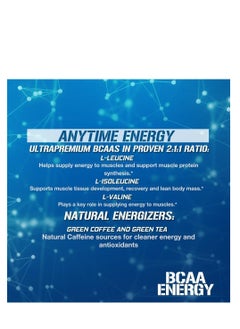 EVLUTION NUTRITION BCAA Energy - High Performance, Energizing Amino Acid Supplement for Muscle Building, Recovery, and Endurance, Blue Raz 9.52oz (30 Servings)  - Image 4
