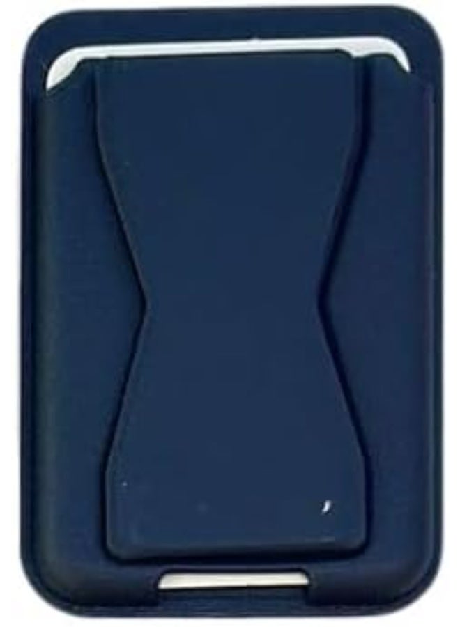 NEXT STORE Magnetic Wallet with Stand, Eco-Friendly PU Card Holder Compatible with iPhone 16 Plus, Dark Slate Blue