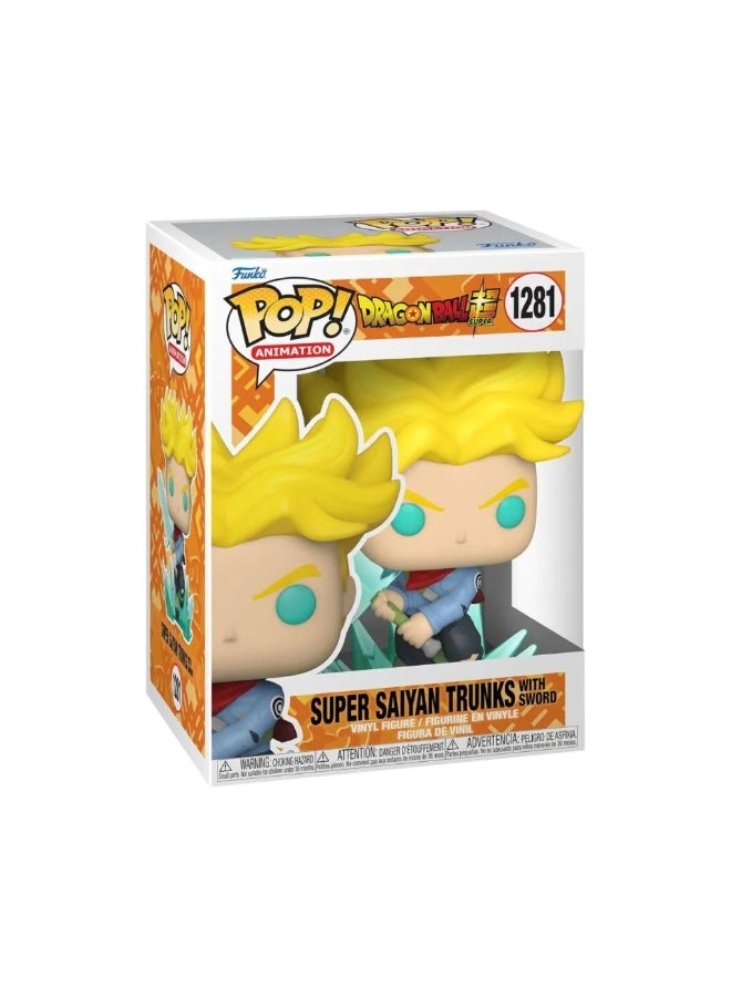 Funko Pop Animation Dragon Ball Super Saiyan Trunks With Sword FU58019 - Image 2