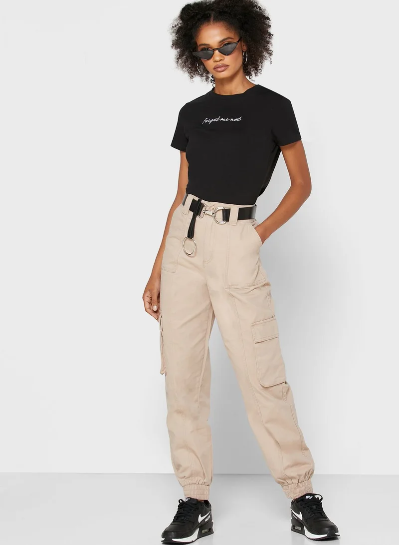 FOREVER 21 Belted Joggers