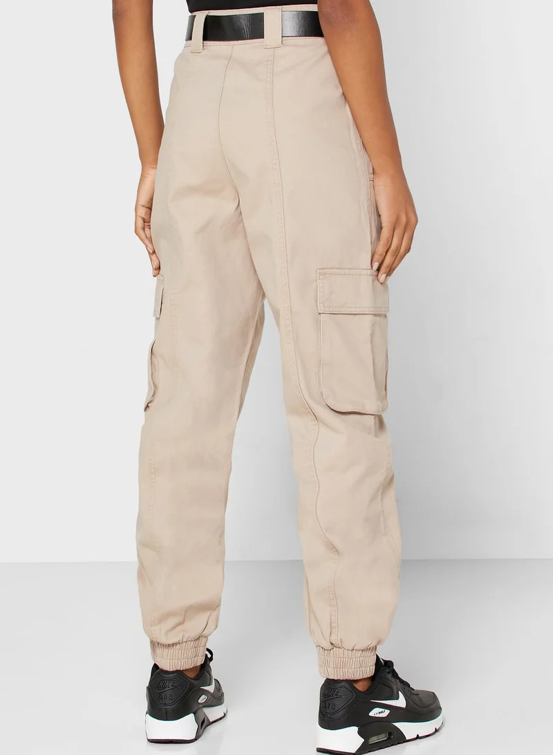 FOREVER 21 Belted Joggers