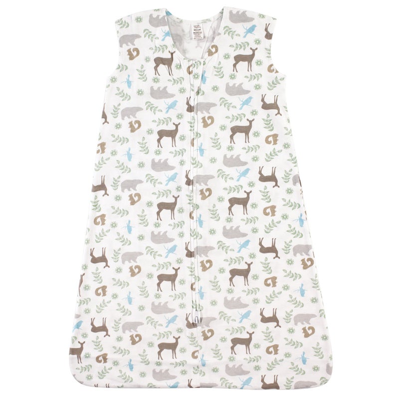 Touched by Nature Touched by Nature Unisex Baby Organic Cotton Sleeveless Wearable Sleeping Bag Sack Blanket Forest 1824 Months 