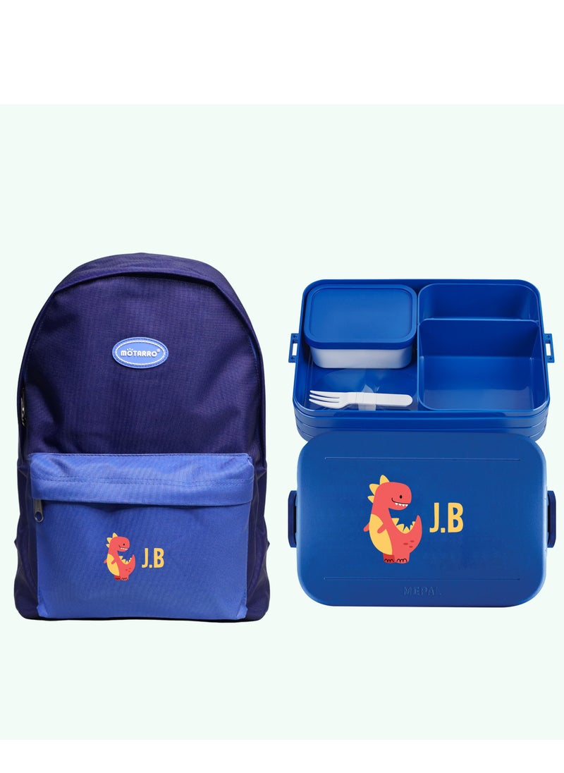 Share the Love Personalised Large Lunch Box with Personalised Backpack set for Kids  - Image 2