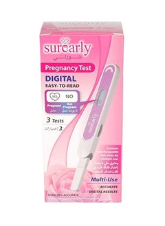 Surearly Surearly Digital Pregnancy Test (3 tests)  - Image 1