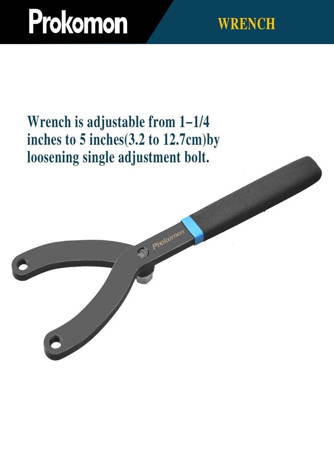 Prokomon 15Pc Adjustable Pin Spanner Wrench Set/Variable Cylinder Fan Clutch Pully Holder Wrench with Soft Handle - Image 5