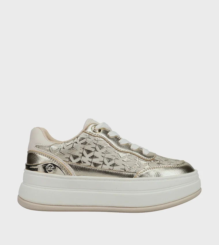 مايكل كورس HAYES Monogram Platform Sneakers