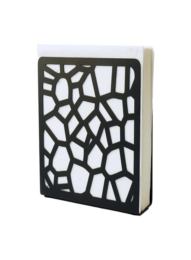 Yeaco Metal Modern Abstract Grid Silhouette Tabletop Napkin Holder For Table/Freestanding Tissue Dispenser - Image 1
