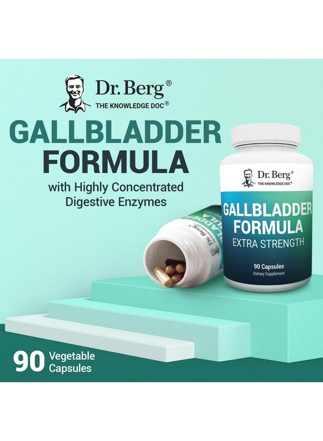 Dr. Berg Nutritionals Dr. Berg Gallbladder Formula Extra Strength - with Ox Bile Powder and Conjugated Bile Acid - Digestive Enzymes Proprietary Blend - Full 45-Day Supply - 90 Vegetable Capsules - Image 4