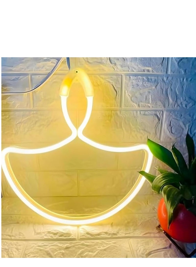 Generic Diwali Diya Neon Sign Strip Lights, LED Strip Rope Lights for Home Party Supplies Decor Accessory | for Diwali Room Indoor Outdoor Decoration Light, Electric AC Plug (Warm White)30CM  - Image 1