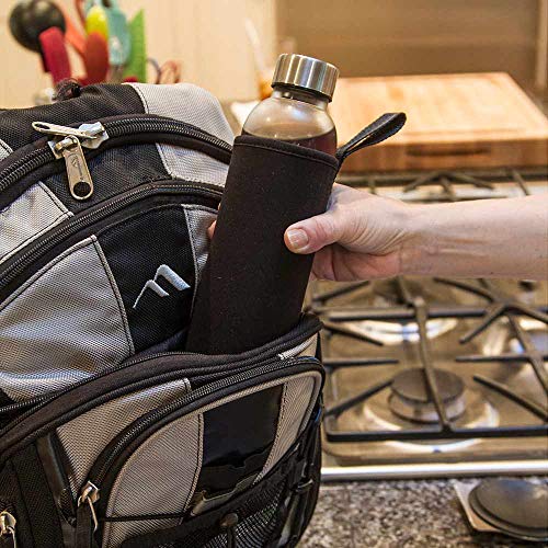 Primula Travel Bottle Cold Brew Coffee Maker with Filter and Insulating Sleeve, 20 oz, Clear - Image 5