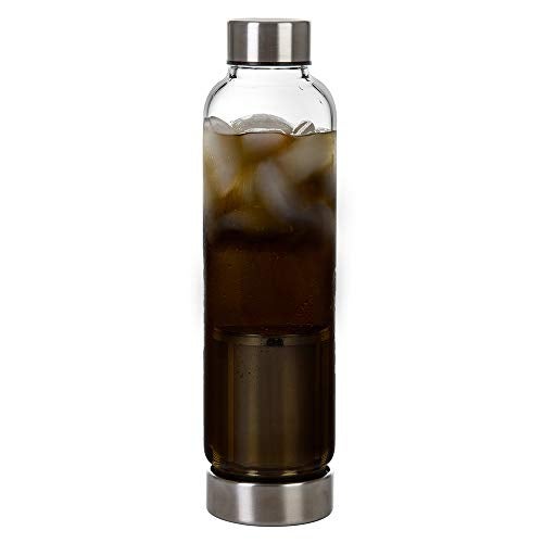 Primula Travel Bottle Cold Brew Coffee Maker with Filter and Insulating Sleeve, 20 oz, Clear - Image 2