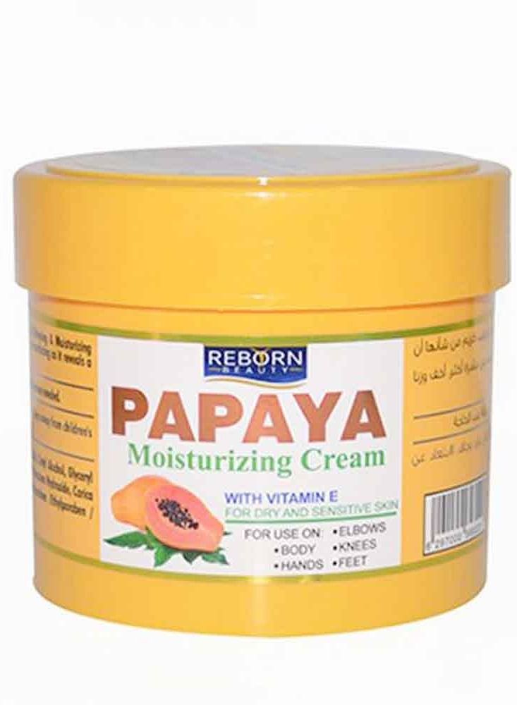 REBORN Face And Body Papaya Moisturizing Cream 500ml - Image 2