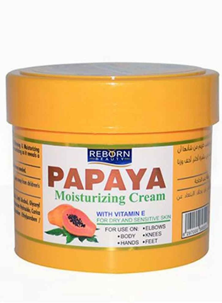 REBORN Face And Body Papaya Moisturizing Cream 500ml - Image 1