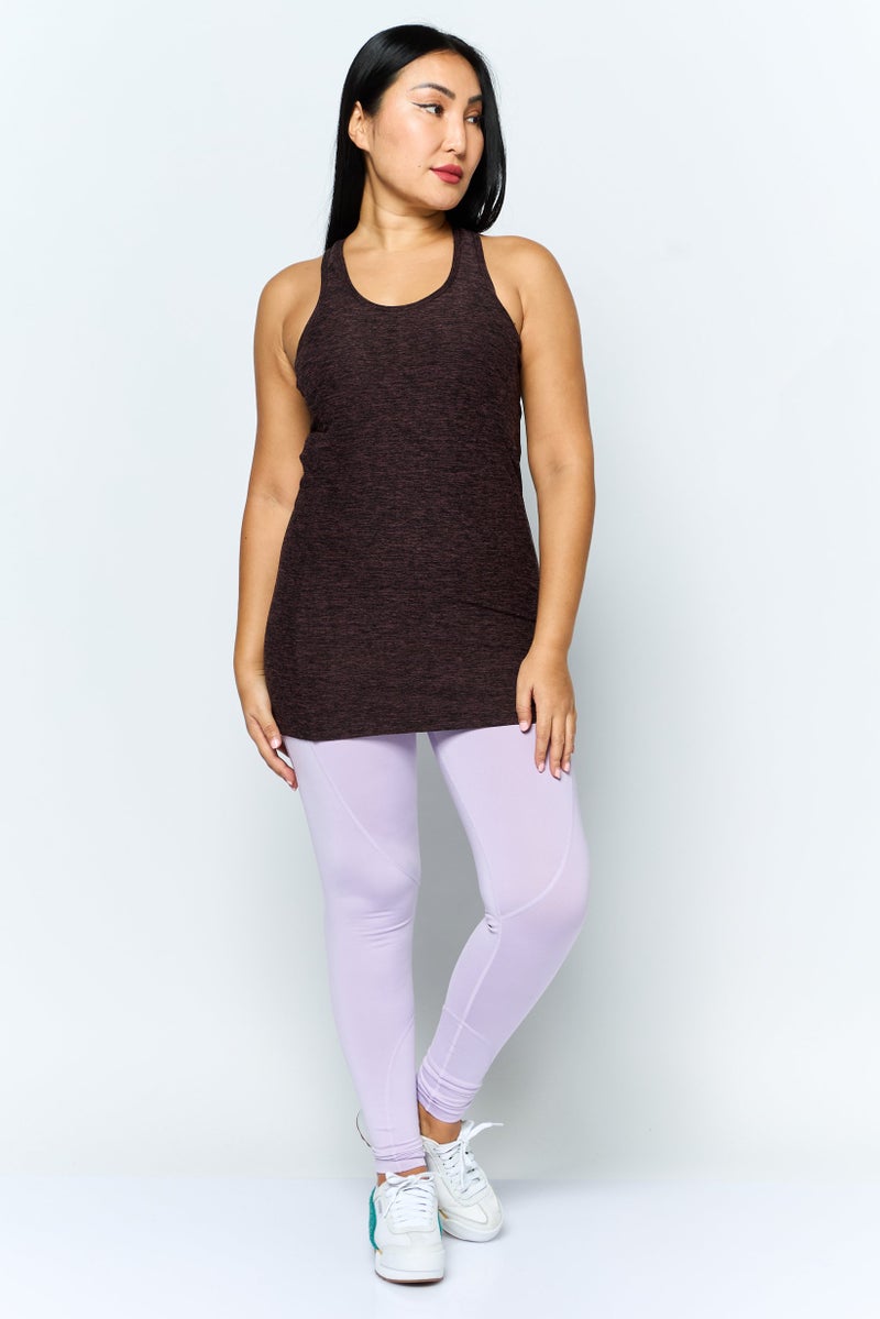 NINE WEST Women Sportswear Fit Sleeveless Training Top, Mauve - Image 2