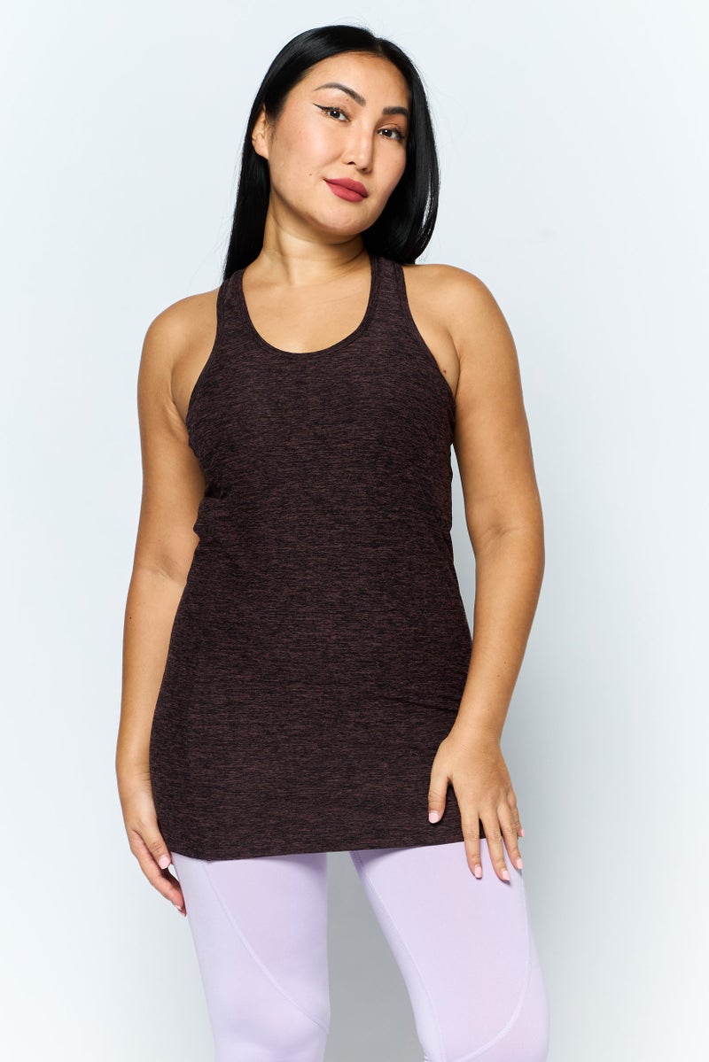 NINE WEST Women Sportswear Fit Sleeveless Training Top, Mauve - Image 1