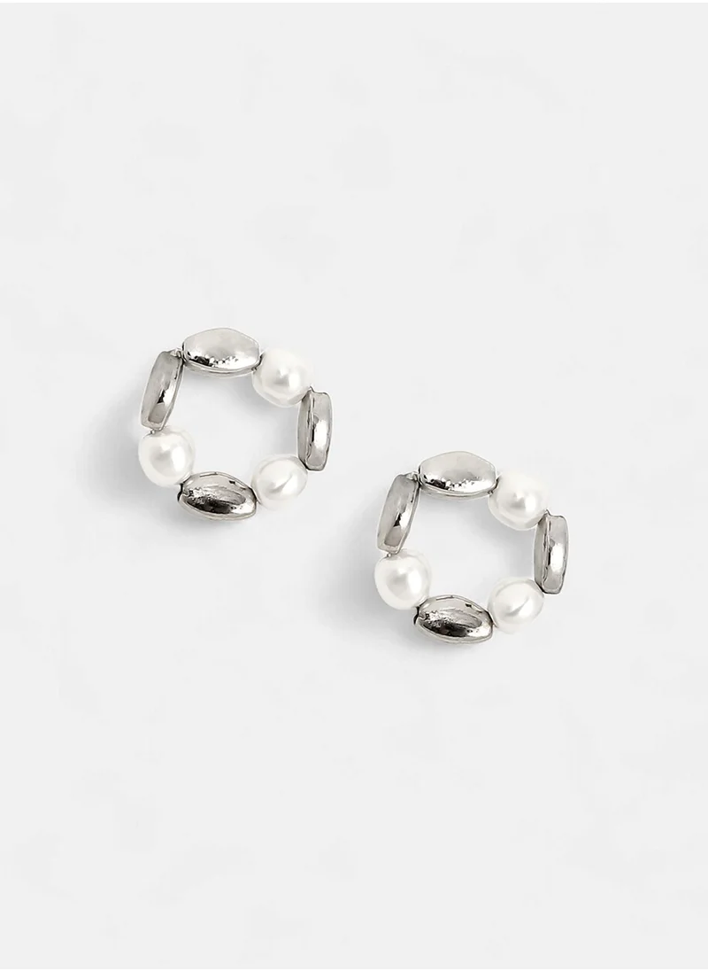 سوهي The Loop Contemporary Stud Earrings