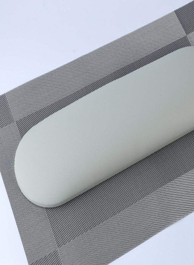 NAWAZJEE Nail Arm Rest Nail Art Tech Must Have Nail Tech Tool Manicure Hand Rest Pillow Cushion Hand Rest Sturdy Soft Leather Nail Pad For Salon Pedicure Manicure Hand Rest With Anti Slip Mat Grey No Stand - Image 3