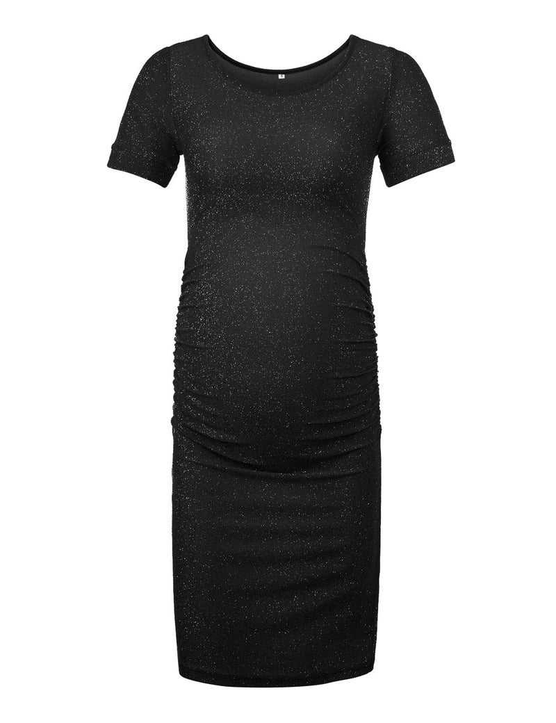 KIM S Maternity Dress Baby Shower Party Dresses for Women Black Medium - Image 3