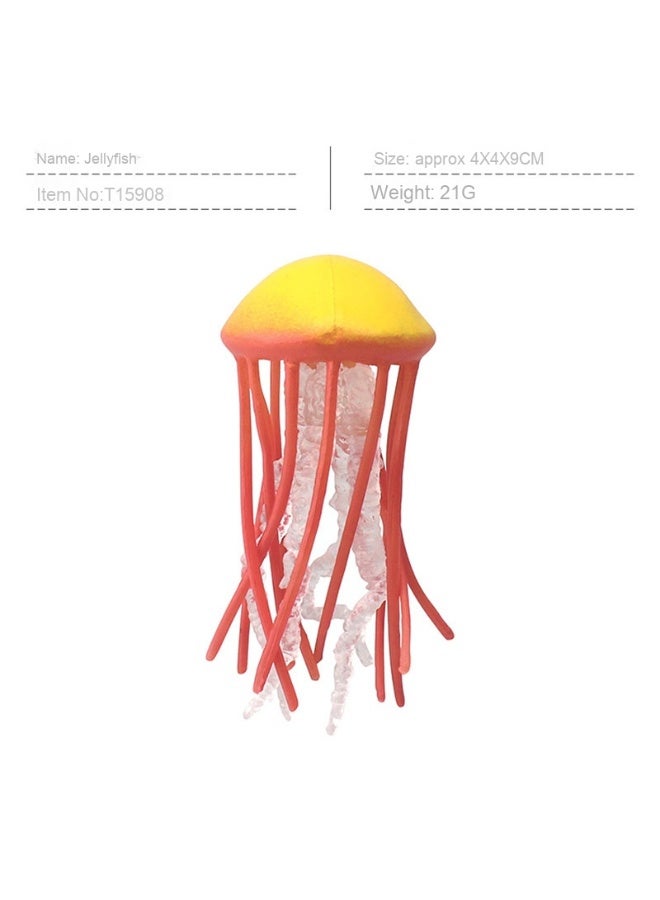 NIBEMINENT Realistic Ocean Floor Jellyfish Model - Static Desktop Decor Figurine