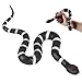 Hsxfl Realistic Fake Snakes Toy Soft Rubber Snake Realistic Keep Birds and Squirrels Away Coral Snake Toys for Garden Gift April Fools Day Party Favors or Halloween Decoration Props - Image 2