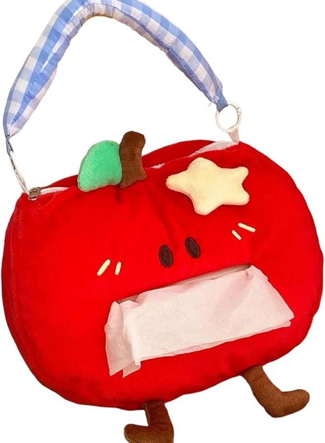 Starapple Fabric Fruit Shaped Tissue Box Holder Hanging Storage Case For Car Office Home - Image 1