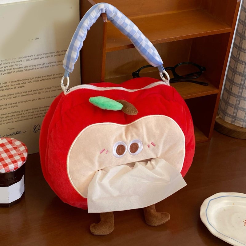 Starapple Fabric Fruit Shaped Tissue Box Holder Hanging Storage Case For Car Office Home - Image 4
