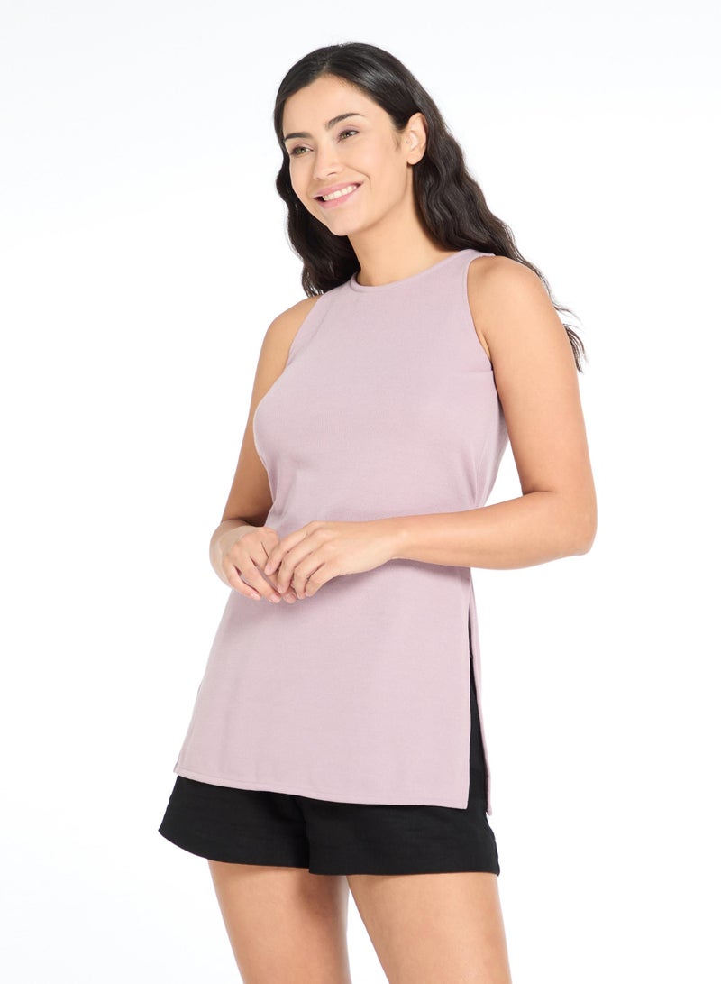 The Label Life Knit Back Tie Top - Image 1