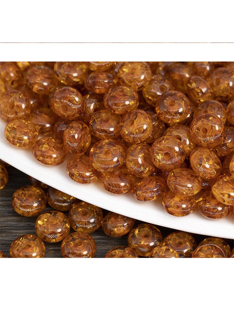 l&wen Bracelet Beads, Flat Beads Jewelry Necklace Earrings Making and Crafts for Girls 8*5mm 20Pcs  - Image 1