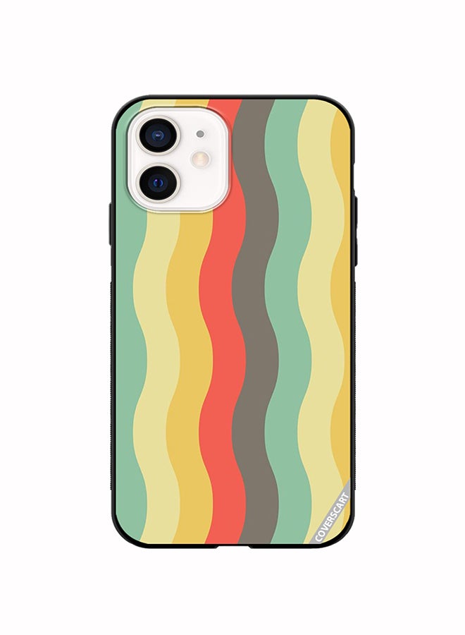 COVERSCART Protective Case Cover For Apple iPhone 12 Mini Layers Design Multicolour