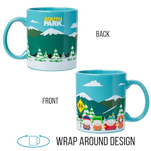 Silver Buffalo South Park Bus Stop Ceramic Mug, 20 Ounces - Image 2