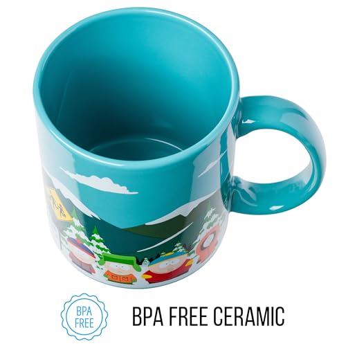 Silver Buffalo South Park Bus Stop Ceramic Mug, 20 Ounces - Image 4