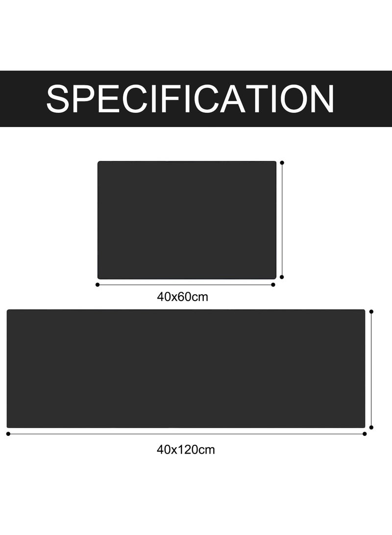 FASHION HOME Set of 2 Kitchen Mats Floor Rug Home Decor Accessories Non Skid Washable - Image 3