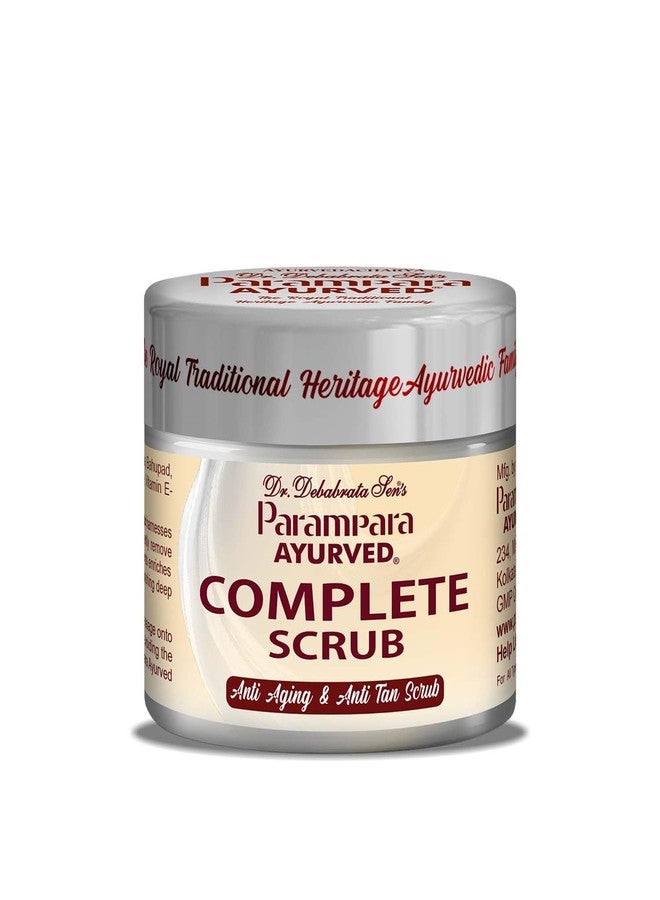 Parampara Ayurved Complete Scrub, Anti Aging & Anti Tan, Ayurvedic Formula, Face & Body Skin Exfoliator 30g - Image 2