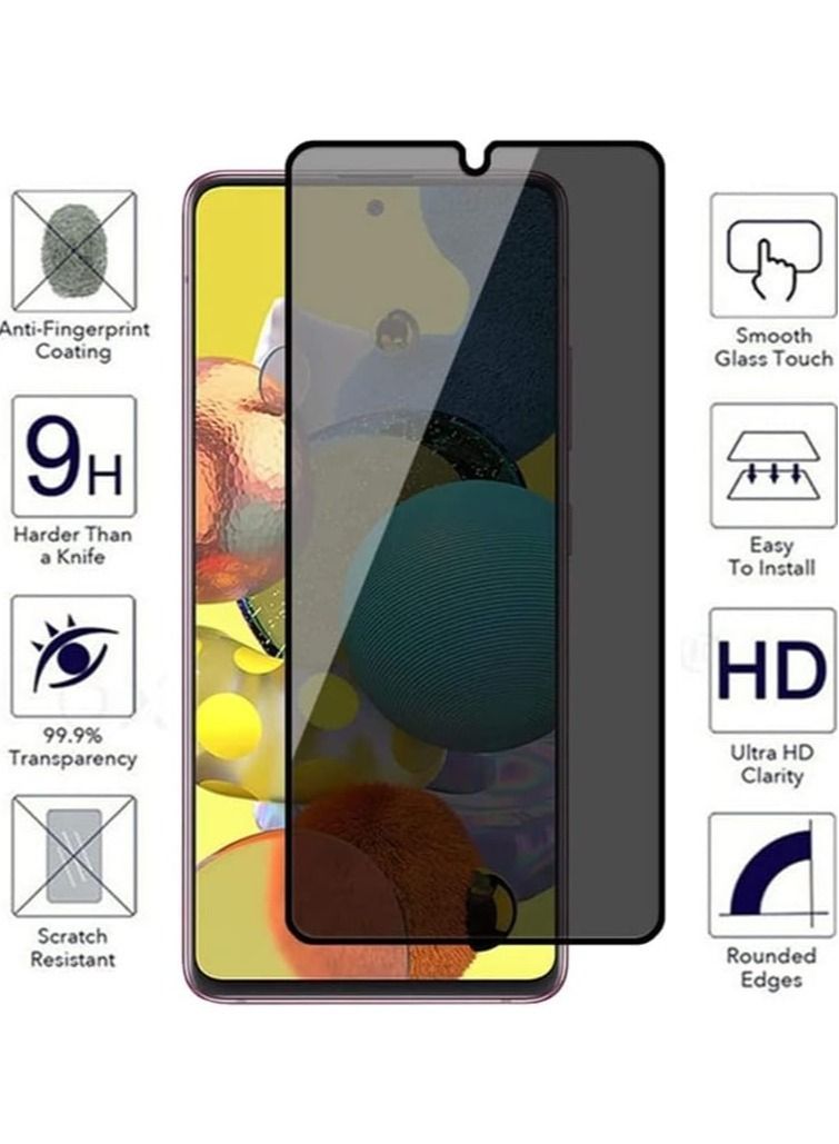 واقي شاشة زجاجي للخصوصية لهاتف Samsung Galaxy A54 5G، طبقة زجاجية مقواة مقاومة للتجسس، صلابة 9H، مقاوم للخدش، خالٍ من الفقاعات - Image 5