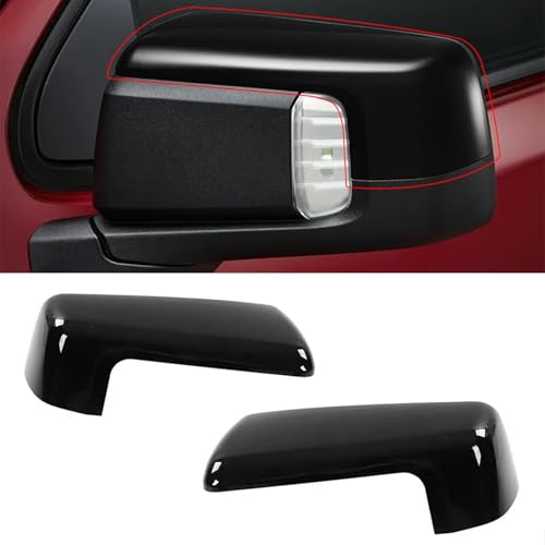 Moonlinks Compatible with 20192025 Chevy Silverado 1500 GMC Sierra 1500 Side Mirror CoverGlossy Black LH RH Side Door Exterior Rearview Mirror Cap Trim for Silverado 15001 Pair