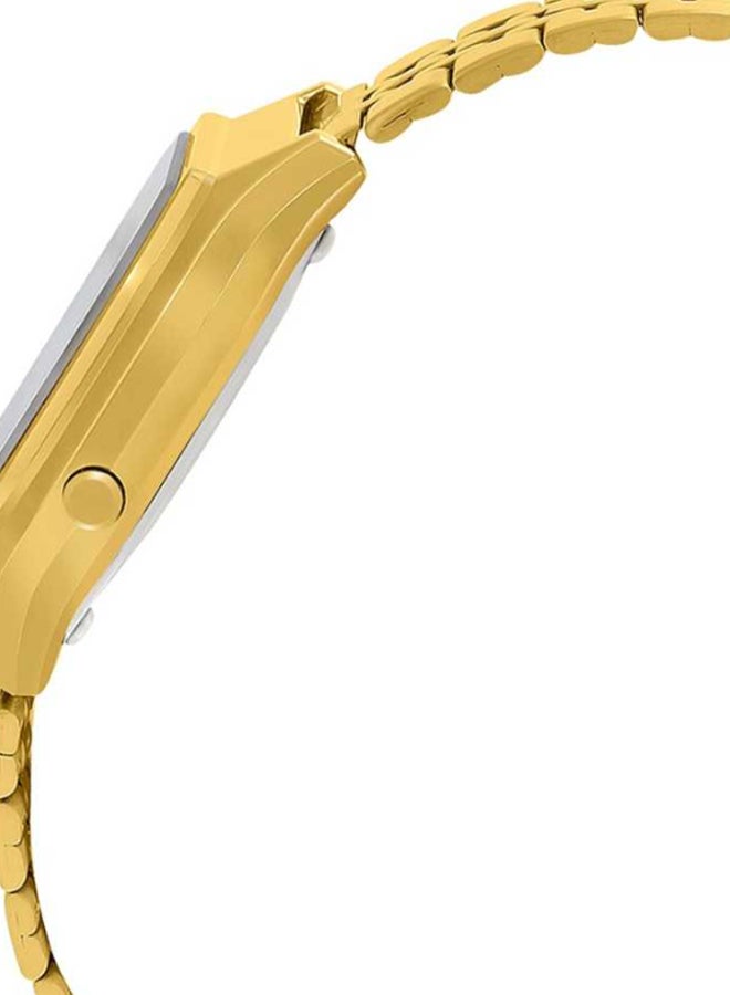 CASIO Women Stainless Steel Digital Wrist Watch LA680WGA-9BDF - 28 mm - Gold - Image 3