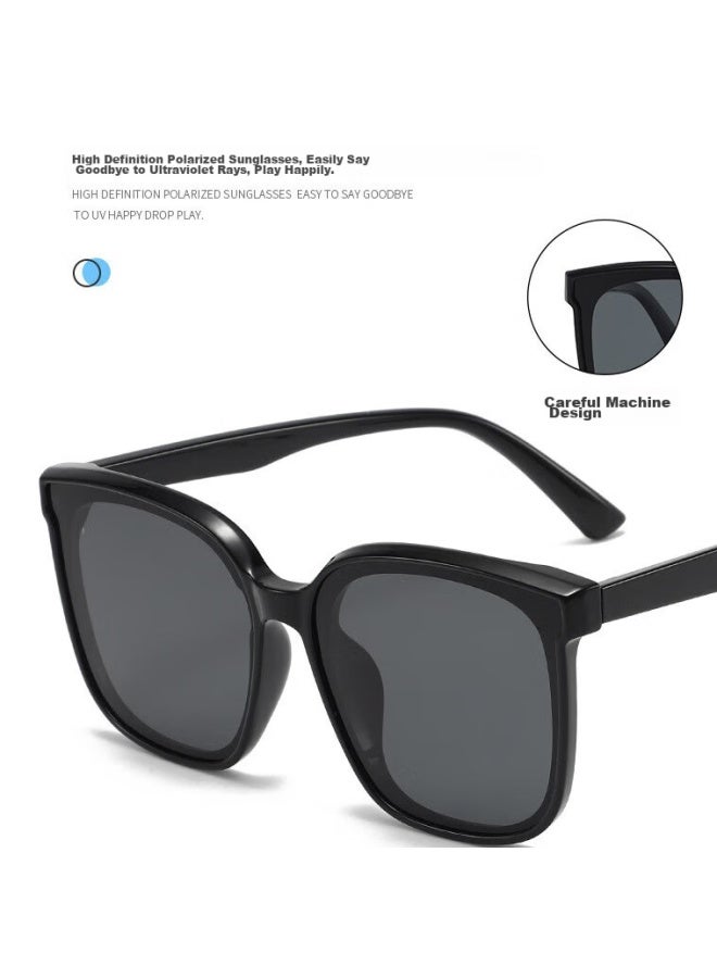 Lovecraft Sungl 17-black Frame With Gray Lenses, Uni Sun Protection, Face-slimming, Driving, Uv Protection, Gm Sungl - Image 2