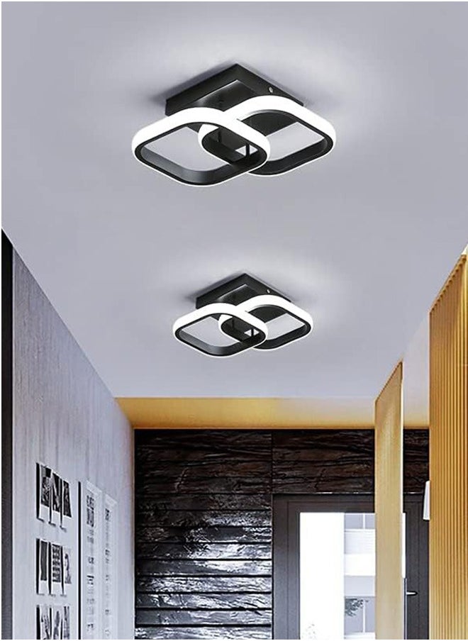 YZMA GLOBAL LED Ceiling Light 22W Modern LED Energy Saving Light, LED Ceiling Lamp for Hallway Entrance Office Bedroom Kitchen Metal Square Design Ceiling Lighting Fixture 3 Color 3000K-6500K  - Image 3