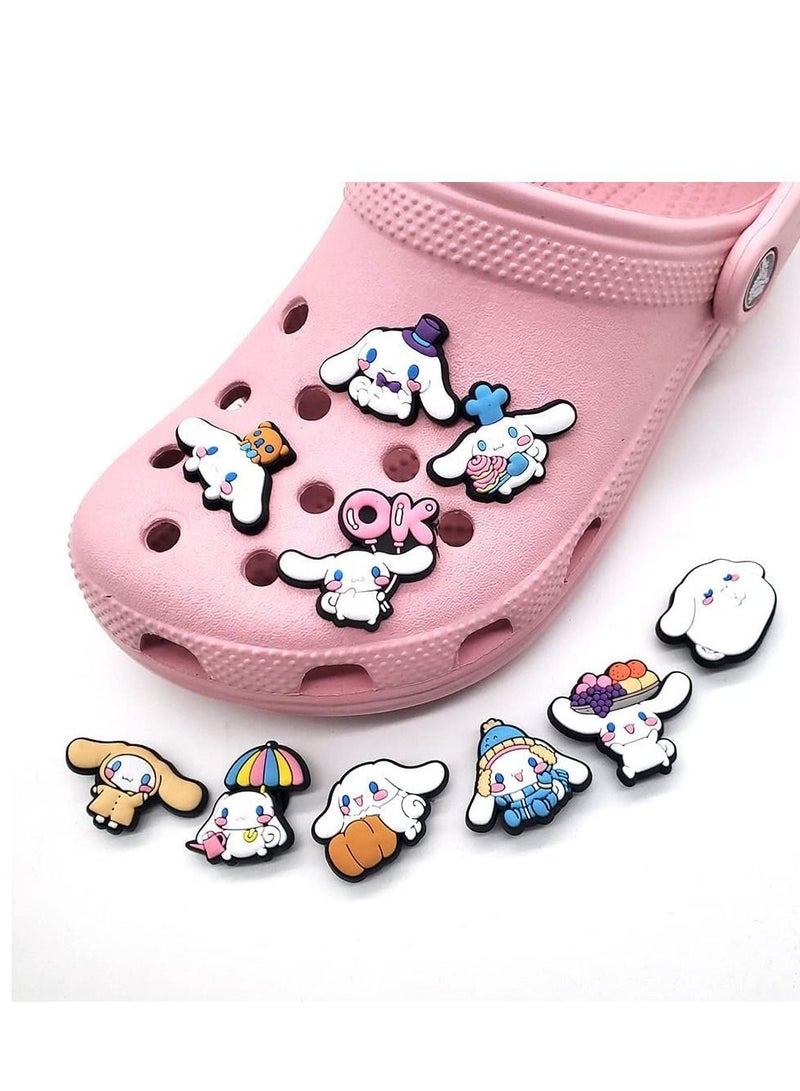 Excefore Croc Charms 10 Charms and 1 Bag Shoe Charms for Clog Sandals Bracelets Decoration Party Favor Gifts  Croc Charms for Girls Women Kids, Girls Teens 11 Pcs - Image 2