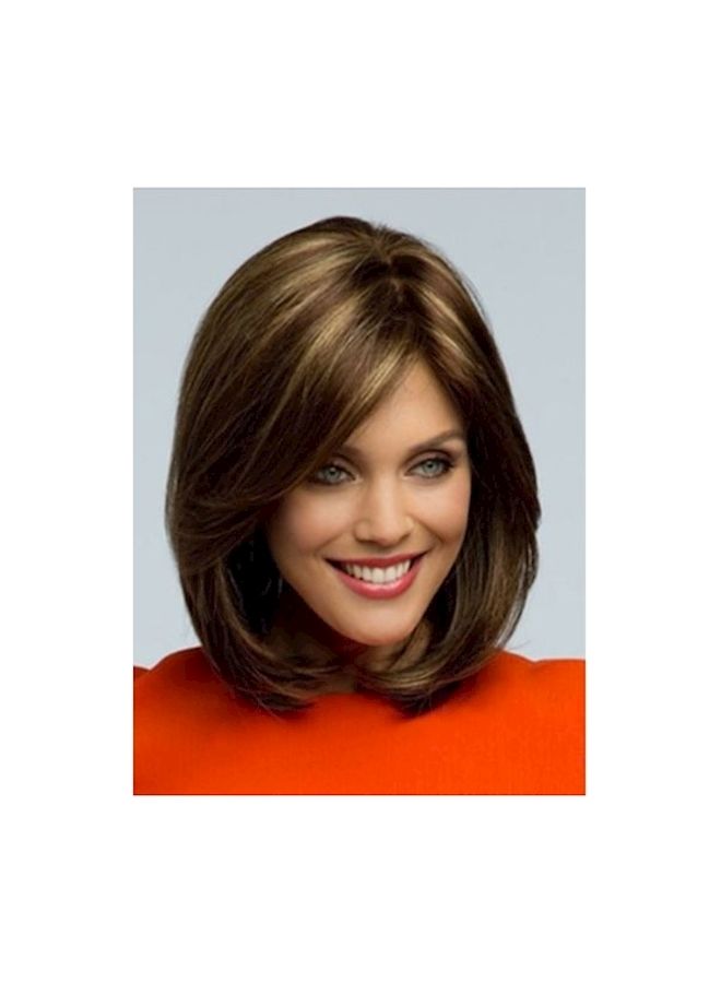 NIBEMINENT High Temperature Silk Woman Shoulder Brown - Image 1